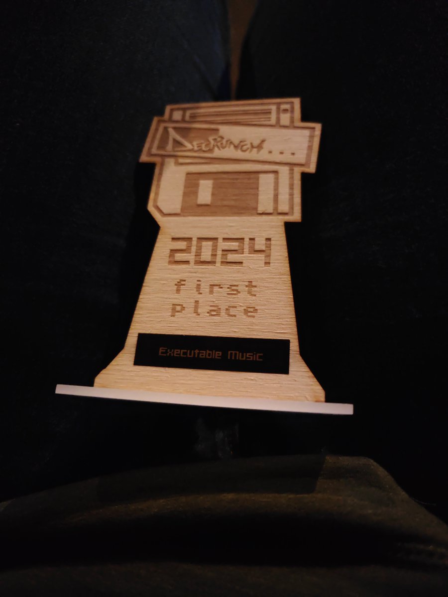 TomarkusMusic's tweet photo. Another successful demoparty with 1st prize for winning Executable Music Compo with fellow demoscener E!ghtbm :)

https://t.co/7NuQ7OJRLq https://t.co/xYWQRQimaA