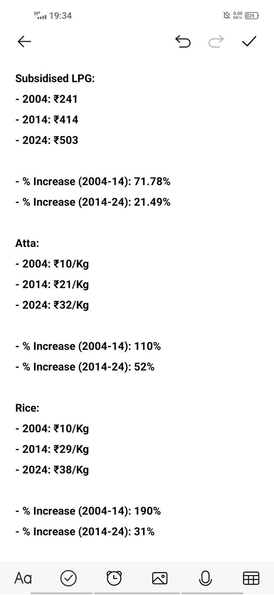 sandeep1446's tweet photo. Inflation UPA vs NDA #inflation https://t.co/TXnSxHztmR