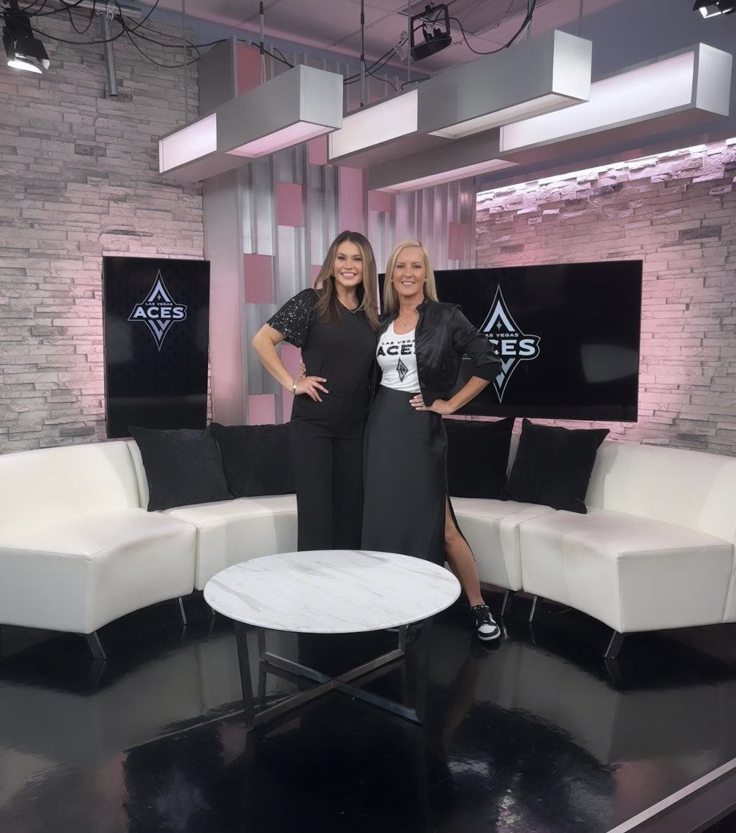 I had a great time sitting down & chatting w/my girl @palomavillicana at @fox5vegas about hosting for the @lvaces for the past 7 years. We also chatted about “In The Paint” with the Las Vegas Aces & what this season means to me personally after losing my mom just weeks ago.