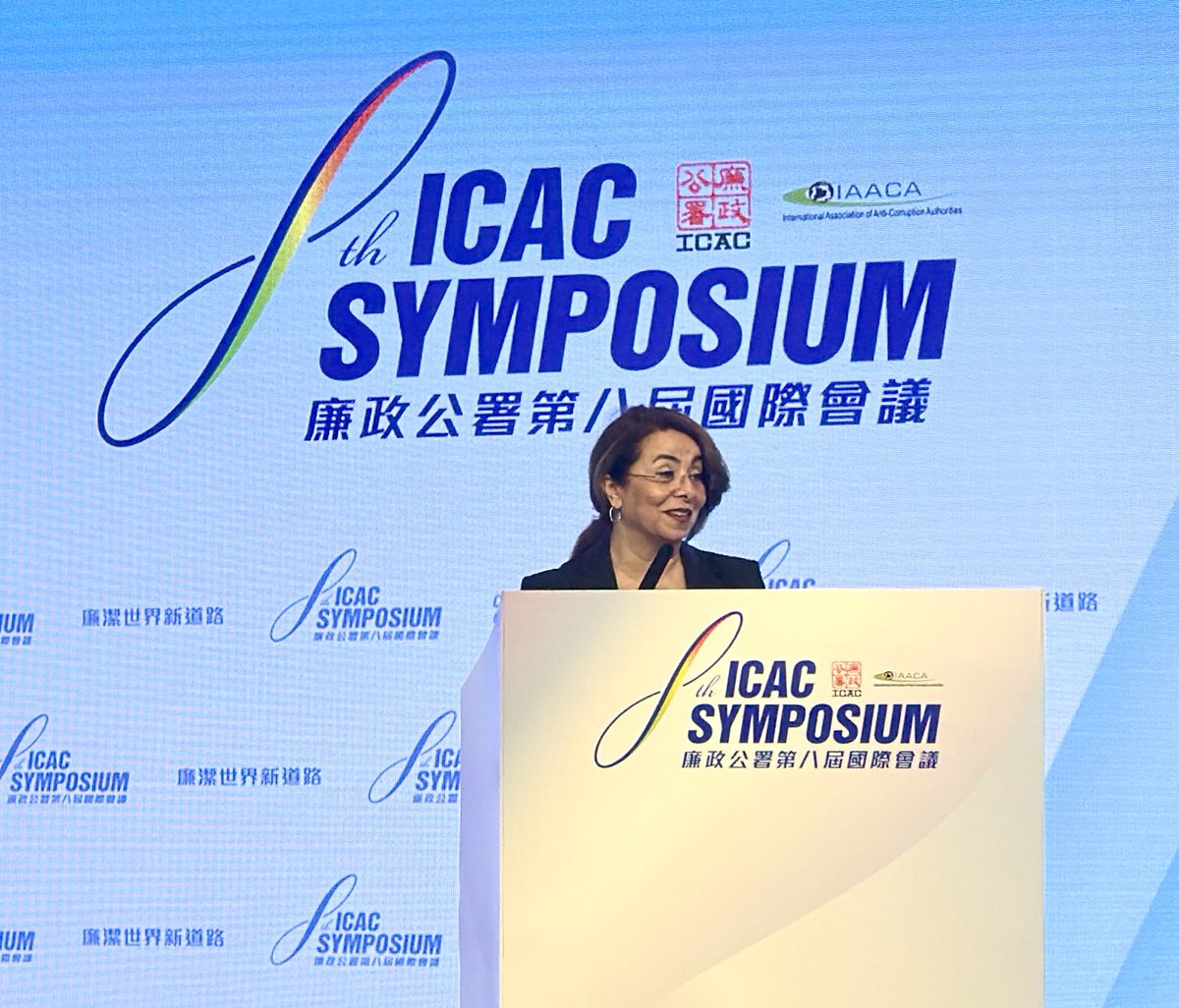 Corruption underpins many of the biggest challenges facing humanity today. I was pleased to address the 8th ICAC Symposium here in Hong Kong, to renew our commitment to integrity, accountability and transparency in the fight against corruption.