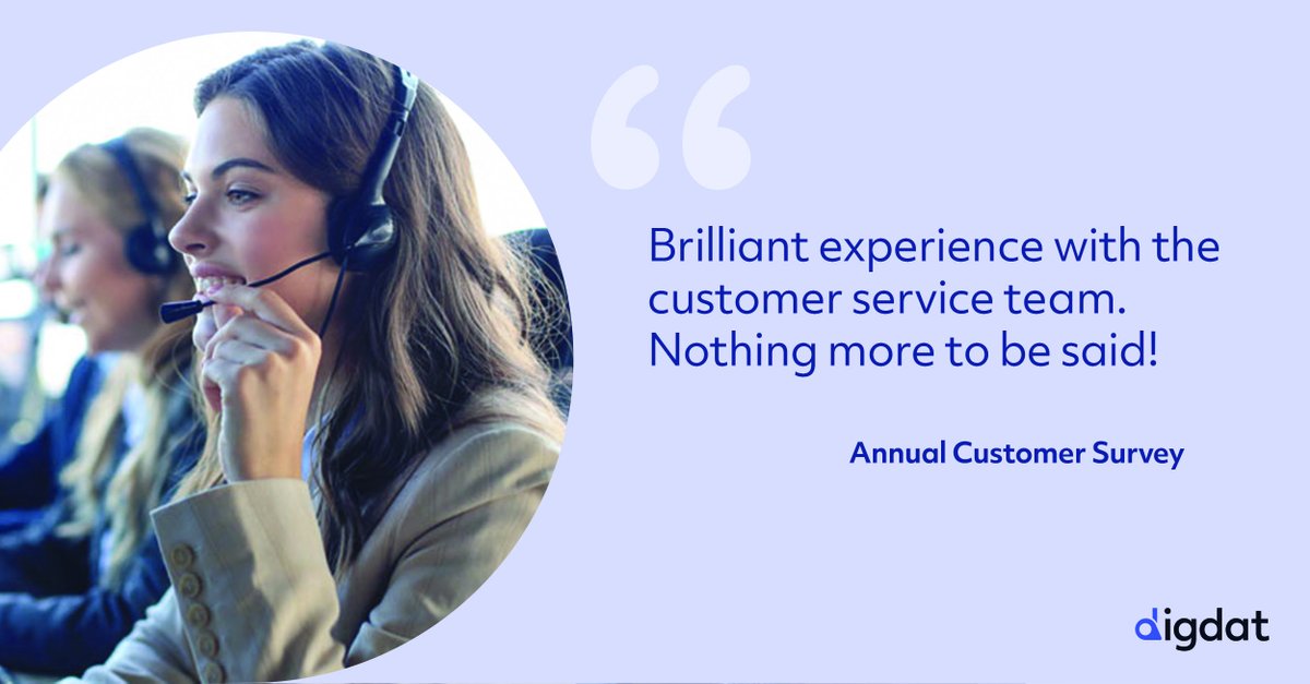 We're so proud of our Customer Service team for receiving this fantastic feedback from our recent customer survey. You can always rely on our support team, who have decades of experience, to be on hand to help with any queries or issues.