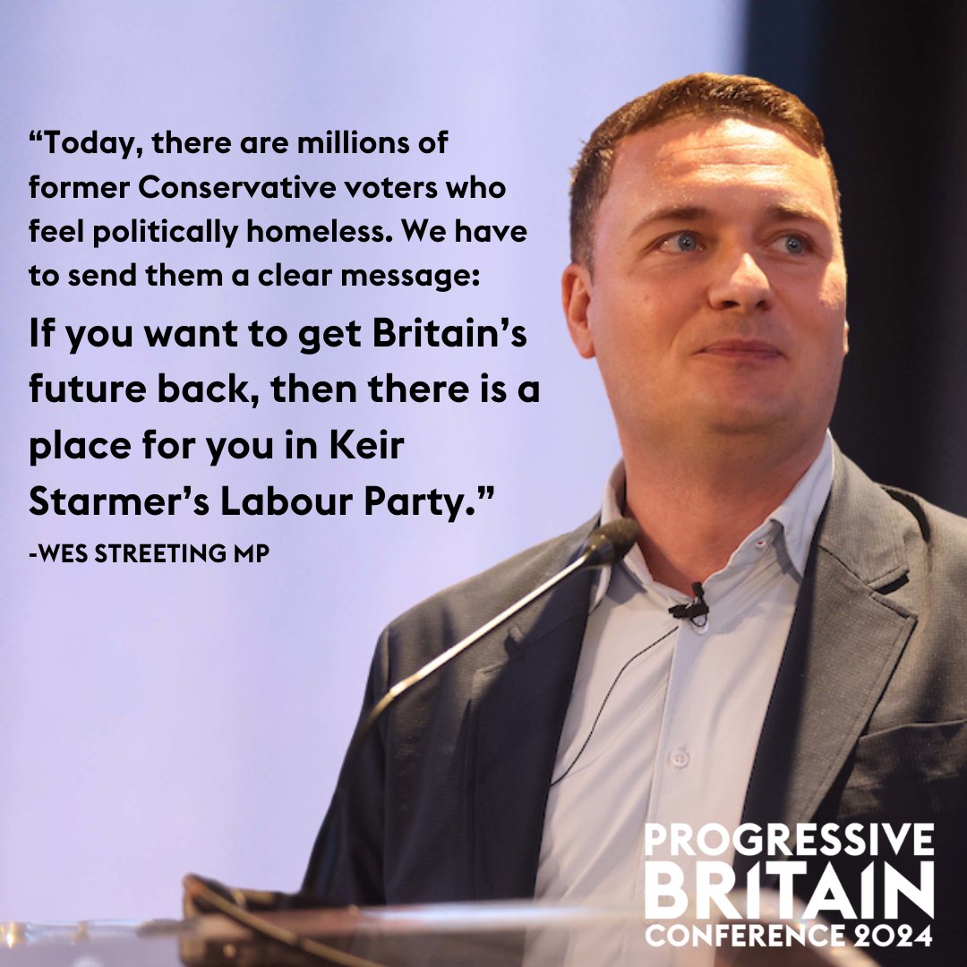 “You can’t deliver change shouting from the sidelines. You can only deliver change as a Labour government.”. See @wesstreeting's plenary speech to Progressive Britain Conference, now on YouTube!⬇️ youtube.com/watch?v=dI6EgD…