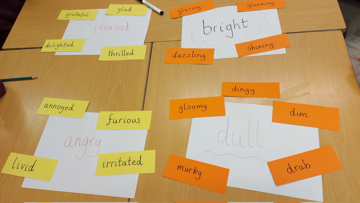 One group of P3s impressed me today with all the new words they have retained and are trying to use in their writing. <a href="/MissHood_FC/">Miss Hood</a>