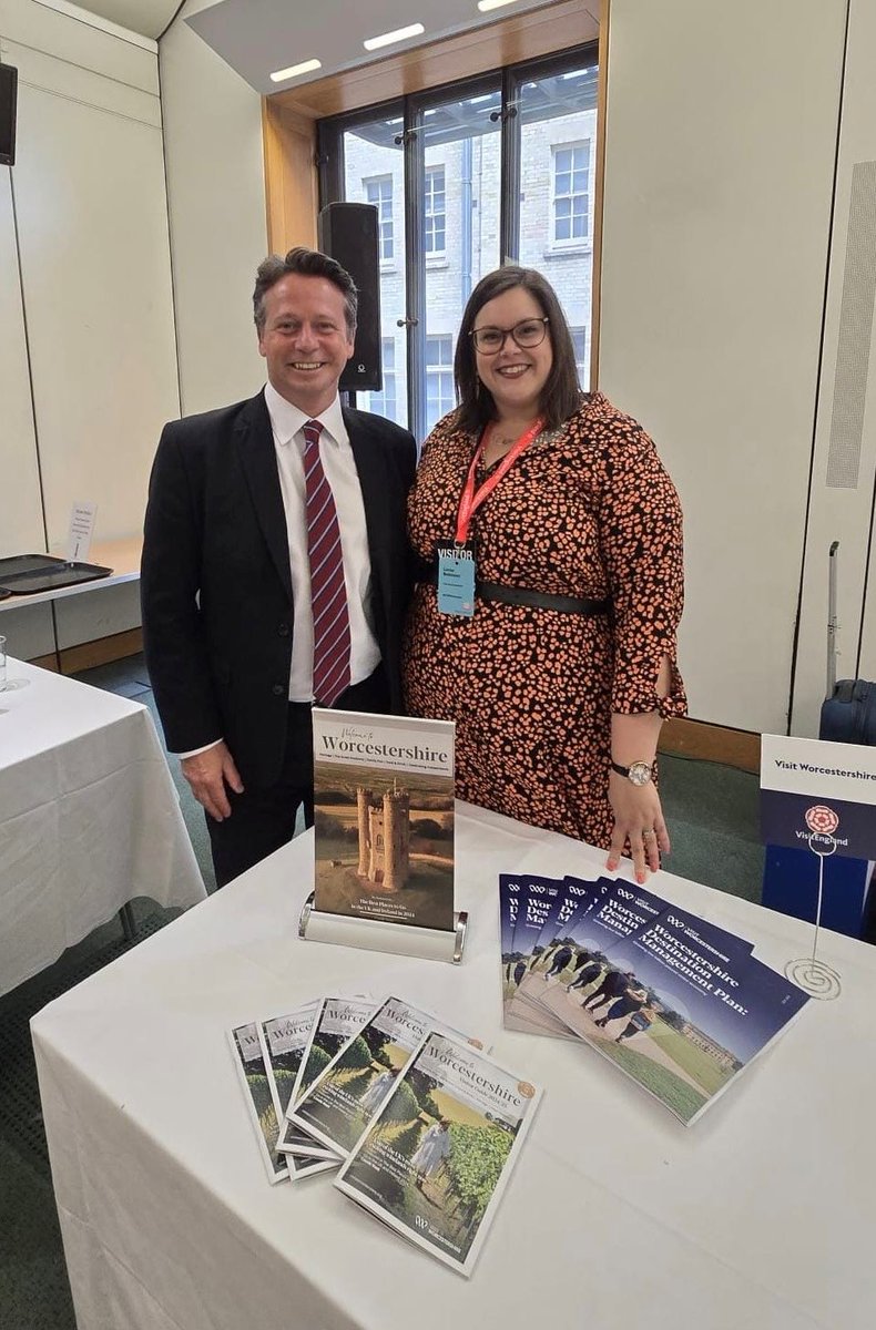 Lorna Robinson, our Visitor Economy Manager, is attending the @VisitEnglandBiz LVEP Parliamentary Event today, which is set to highlight the importance of our sector and the newly formed Local Visitor Economy Partnerships to members of parliament. #WorcestershireHour