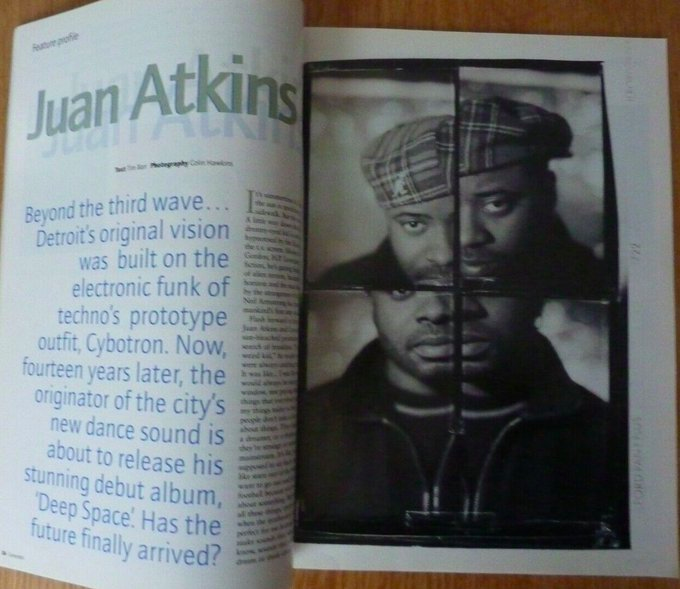 Generator Magazine - 1995 - Juan Atkins #ILoveThe90s #1990s #80s90s #90s