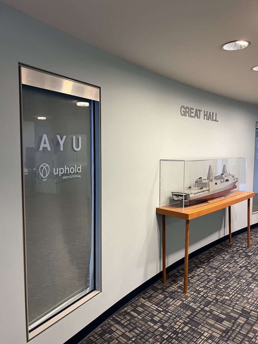 Ready for the AYU x <a href="/UpholdInc/">Uphold</a> Institutional Cryptobrunch <a href="/IntrepidMuseum/">Intrepid Museum</a>. #crypto