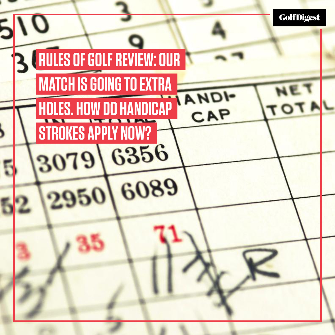 The Rules of Golf explain how to handle matches that are tied after 18 holes. Read more: glfdig.st/zoOk50RQYVZ