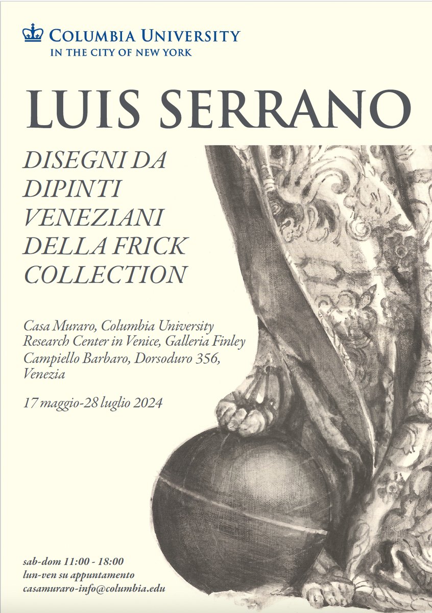 Bibliotheca Hertziana (@biblhertz) on Twitter photo Members of the Lise Meitner Group were honored to celebrate Casa Muraro, <a href="/Columbia/">Columbia University</a> University’s Research Center in Venice, with friends and colleagues from the field of Venetian studies. Congrats to Diane Bodart on the opening of “Luis Serrano,” its inaugural exhibition! Members of the Lise Meitner Group were honored to celebrate Casa Muraro, <a href="/Columbia/">Columbia University</a> University’s Research Center in Venice, with friends and colleagues from the field of Venetian studies. Congrats to Diane Bodart on the opening of “Luis Serrano,” its inaugural exhibition!