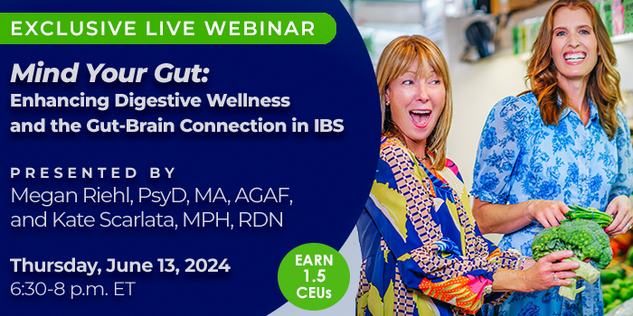 TodaysDietitian's tweet photo. Join us for a live webinar to explore the impact of diet on IBS symptoms, the gut microbiome, and well-being. Learn how to instill hope that with a proper definitive diagnosis, effective treatment can empower a patient to live well with IBS. https://t.co/HHVdKq7xaT https://t.co/fj2iqzX34v
