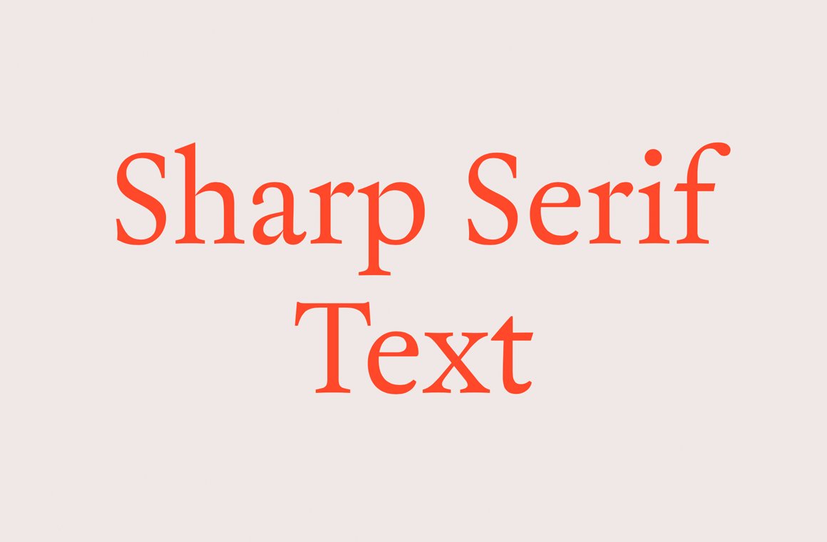 [New Font Release] Sharp Type released Sharp Serif Text. typecache.com/news/5828/ #typecache