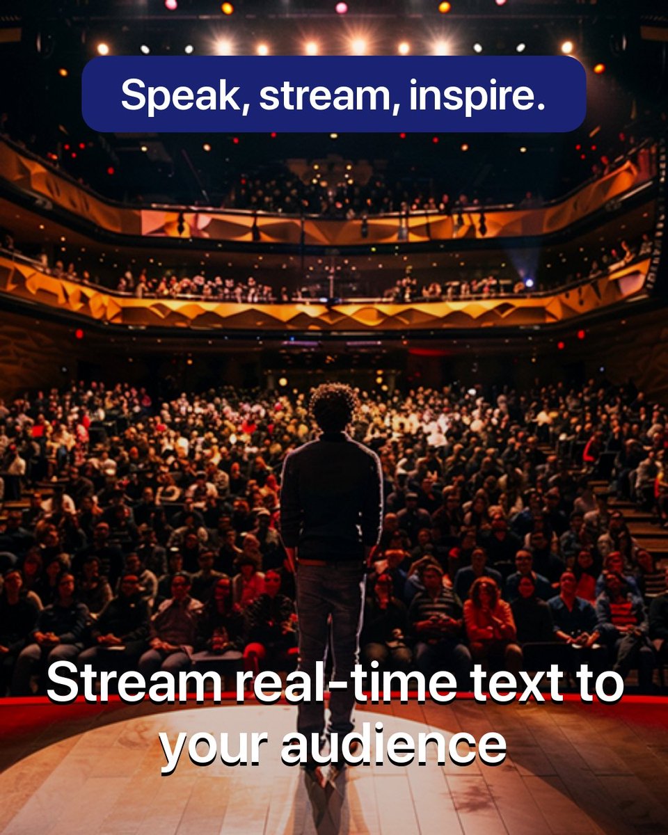 Live Caption AI tweet media