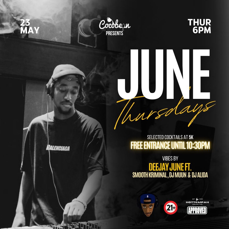 #JuneThursdays got you.. it’s free entrance til 10:30pm but feel free to pay before if the giving spirits catches you