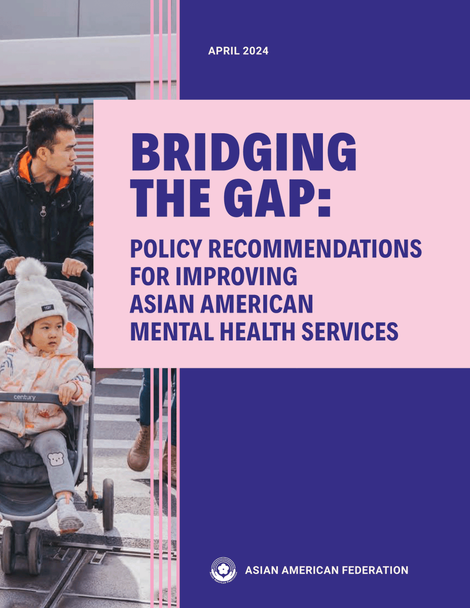 The Asian American Mental Health Roundtable consists of 12 organizations serving the diverse mental health needs of over 11,000 Asian NYers. Read the Roundtable's policy recommendations for advancing NYC's mental healthcare equity and inclusion here: aafederation.org/wp-content/upl…