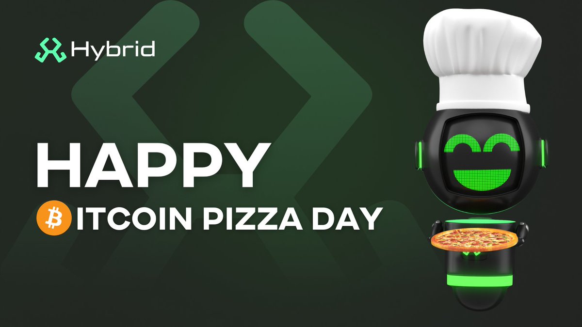 Happy Bitcoin Pizza Day! 🍕✨ Today we celebrate the legendary purchase of two pizzas for 10,000 BTC back in 2010. A historic moment that showed the world the real-world value of cryptocurrency. Here’s to all the milestones we've reached since then!