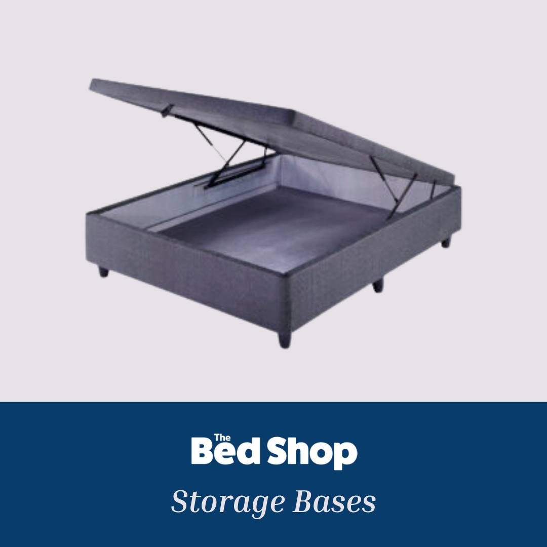 Maximize your bedroom space with our storage bases!  Keep your room clutter-free and organized with convenient under-bed storage. Upgrade today for a tidier space! 

#StorageSolutions #TheBedShop#BetterBedsForLess