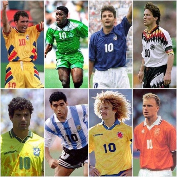 Number 10’s at USA ‘94 🙌
