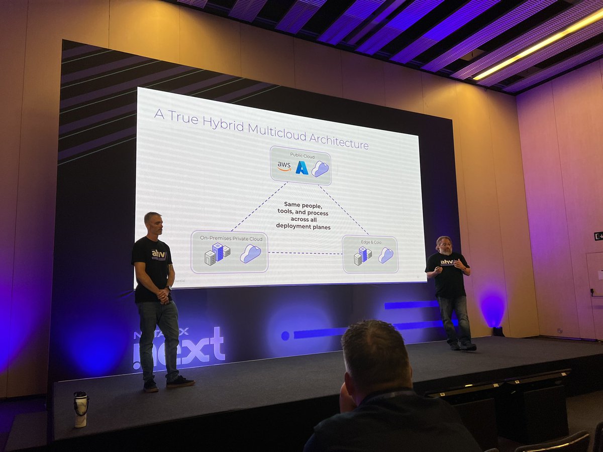 At #Nextconf @JarianGibson and @james_kindon show us where an why NC2 & Citrix makes sense (Session called Multicloud EUC with Citrix & Nutanix (NC2))  #hybridmulticloud #citrix #makesense