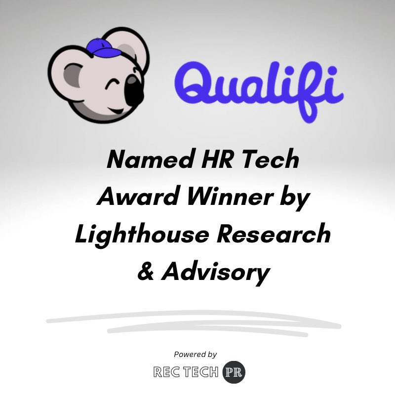 RecTechPR1's tweet image. Qualifi Named HR Tech Award Winner by Lighthouse Research &amp;amp; Advisory
rectechpr.com/press-releases…