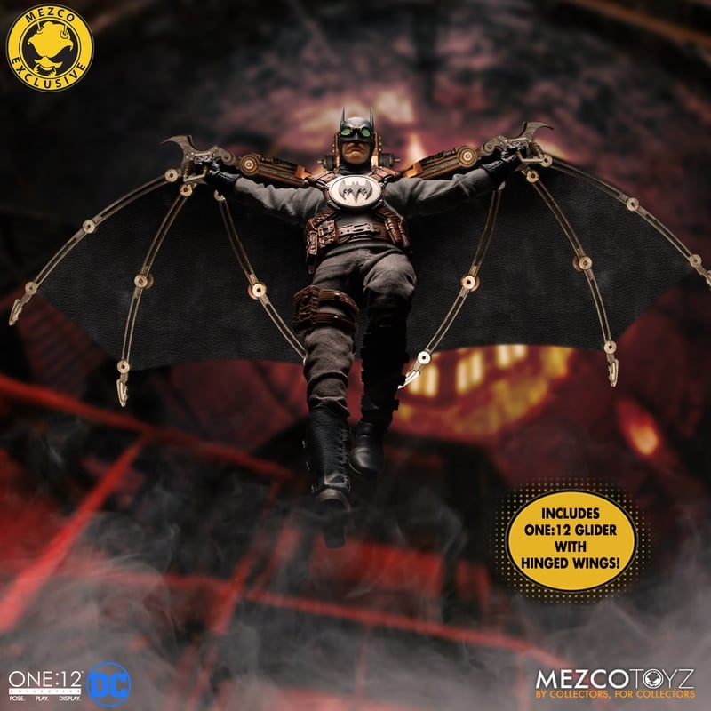 FEATURED THIS WEEK! Feared by the guilty and the innocent alike, Batman: Gotham by Gaslight joins the One:12 Collective! In comic shops now from @mezcotoyz! previewsworld.com/Article/274620… #One12