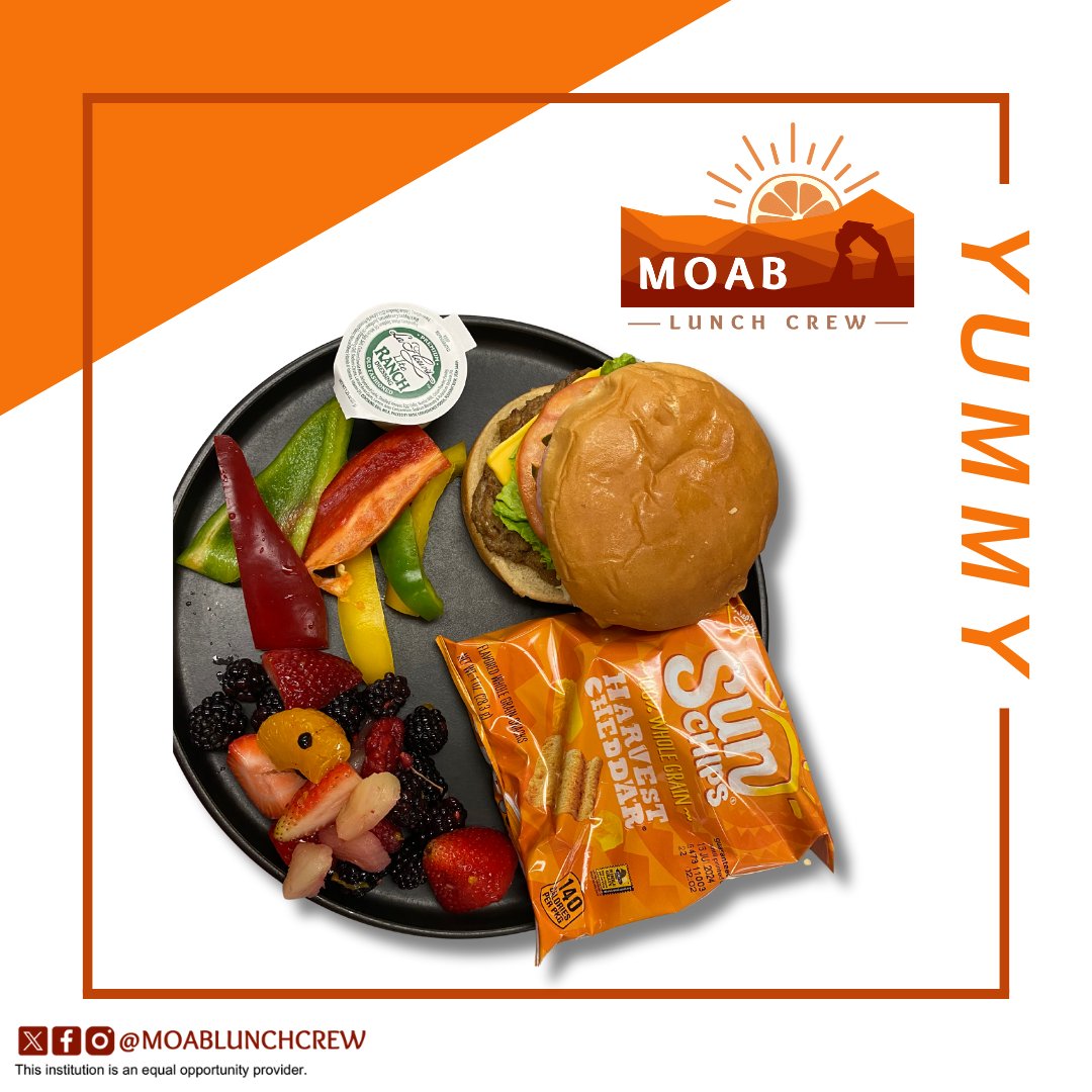 moablunchcrew's tweet photo. Burgers, bell pepper strips and a berry medley were a hit with our students yesterday! 🍔 🍓

@grand_district #MoabUT #MoabUtah #MoabCity #Moab #UTSchools #GrandCounty https://t.co/bmthY3GrSb