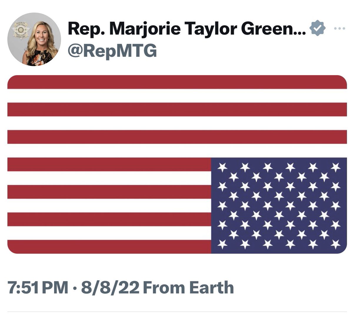 Former Congresswoman Marjorie Taylor Greene🇺🇸 tweet media