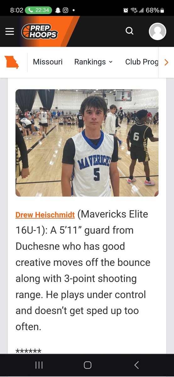 Mavericks Basketball Center (@mavericksbcmo) on Twitter photo Thank you <a href="/earlaustinjr/">Earl Austin Jr.</a> for the write up! <a href="/d_heischmidt/">Drew Heischmidt</a> is a 3pt specialist and an extremely intelligent player with a 4.0 GPA. He can play in a system and will know what his teammates will do on the court
<a href="/PHCircuit/">Prep Hoops Circuit 🏀</a>
<a href="/PrepHoopsMO/">Prep Hoops Missouri</a> Thank you <a href="/earlaustinjr/">Earl Austin Jr.</a> for the write up! <a href="/d_heischmidt/">Drew Heischmidt</a> is a 3pt specialist and an extremely intelligent player with a 4.0 GPA. He can play in a system and will know what his teammates will do on the court
<a href="/PHCircuit/">Prep Hoops Circuit 🏀</a>
<a href="/PrepHoopsMO/">Prep Hoops Missouri</a>