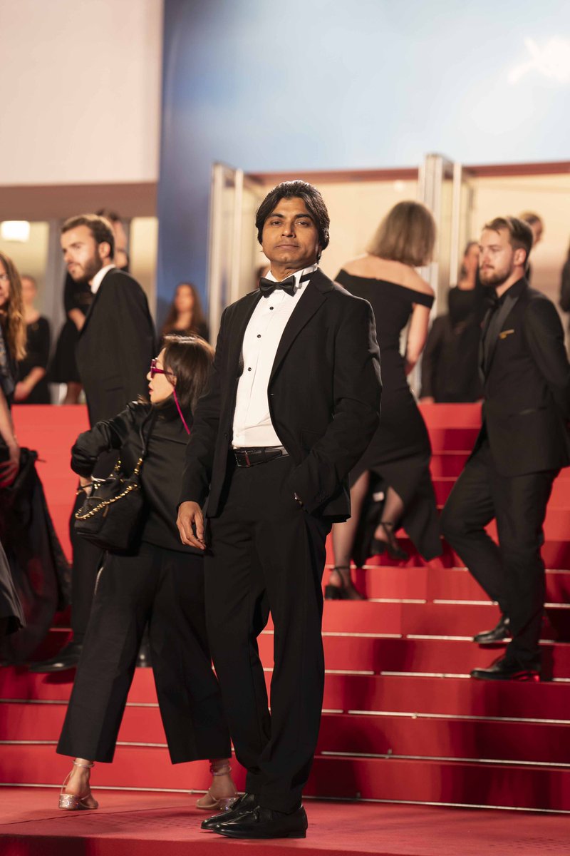 LIAQUAT GOLA GRACES RED CARPET AT CANNES… UNVEILS HIS FILM ‘BEING ALIVE’… #LiaquatGola [owner of Dimension Pictures P Ltd] walked the prestigious #CannesFilmFestival red carpet, besides showcasing his short film #BeingAlive at the prestigious Festival. #BeingAlive has an