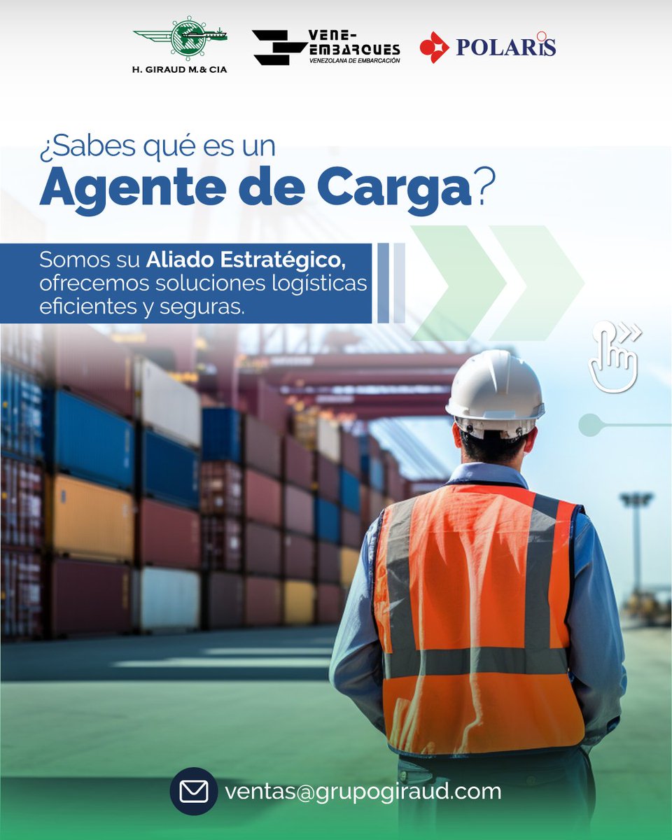 Desde la experiencia, como su Agente de Carga, nos dedicamos con compromiso y profesionalismo al manejo de cargas de Exportación e Importación.💯 👉 Acá le decimos cómo acortar.link/4gKuT8 

📌Grupo Giraud, su carga segura.

#AgentedeCarga #OperadorLogístico #Logística