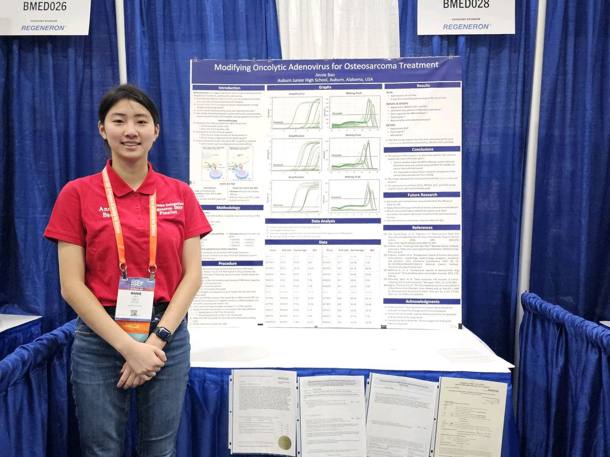 CONGRATS 🎉 ⚙️🧪: 17 students from across Alabama, including four from Auburn City Schools, attended the 2024 Regeneron International Science and Engineering Fair (ISEF), held May 12-18 in Los Angeles! Click the Link Tree in our bio to read more on #AuburnCitySchools Facebook!