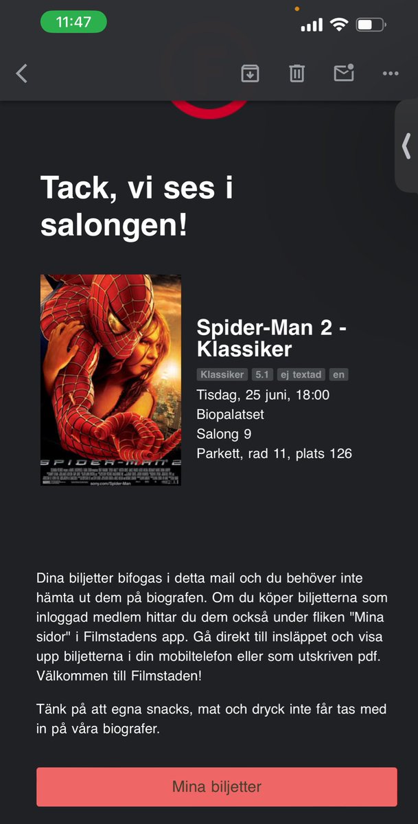 spidey_1610's tweet image. Watching the raimi trilogy here in Sweden soon #spideysquad