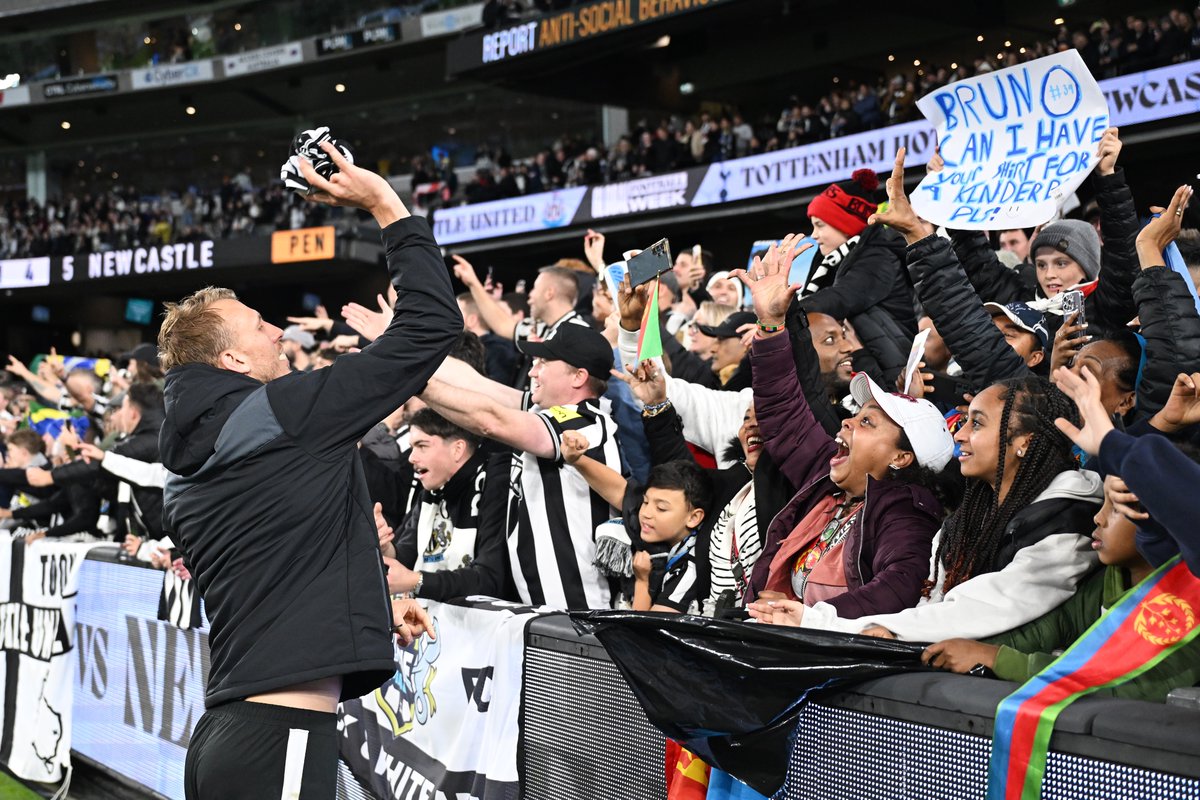 Newcastle United. Followed all over the world. 🖤🤍