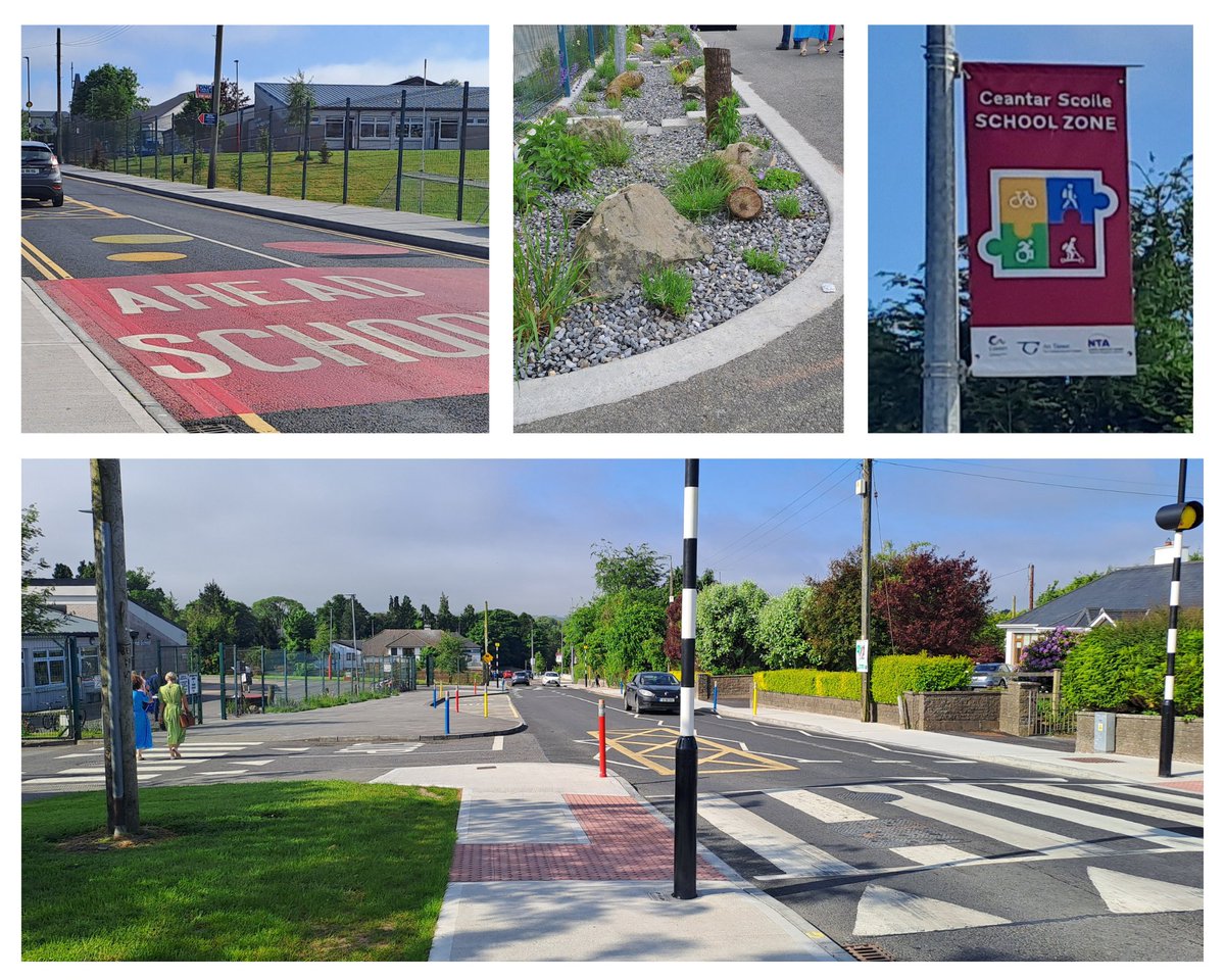 St. Mary’s NS in County Cavan celebrated the launch of new SRTS infrastructure last week. Students can now enjoy walking to school on wider footpaths, safe crossings and a more inviting space at the front of school. Congratulations to all involved! 🚴💚🚶