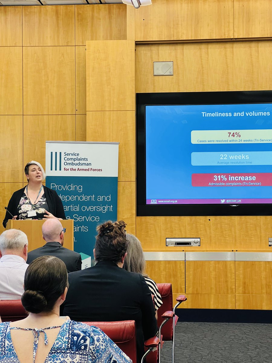 📸 More photos from our Symposium with the best year on record from the Services:

74% of cases meeting the KPI despite an increase in complaints of 31%! 💪

The RAF reaching their target of completing 90% of investigations in 24 weeks for the first time ever!
#Changeispossible