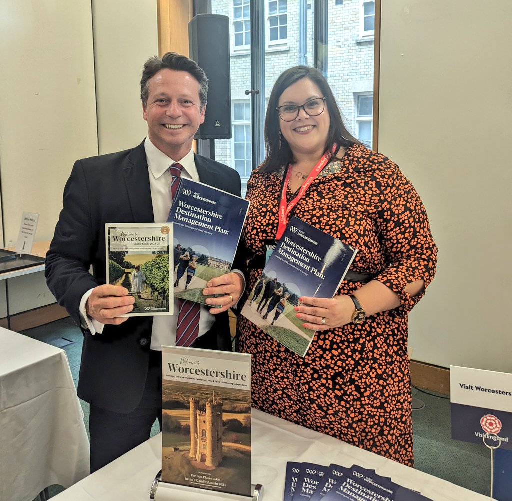 Pleased to join the @VisitWorcs stand at an event at the UK House of Commons today to discuss the vital role tourism plays in the economy of Worcestershire - and right across England. @VisitEngland