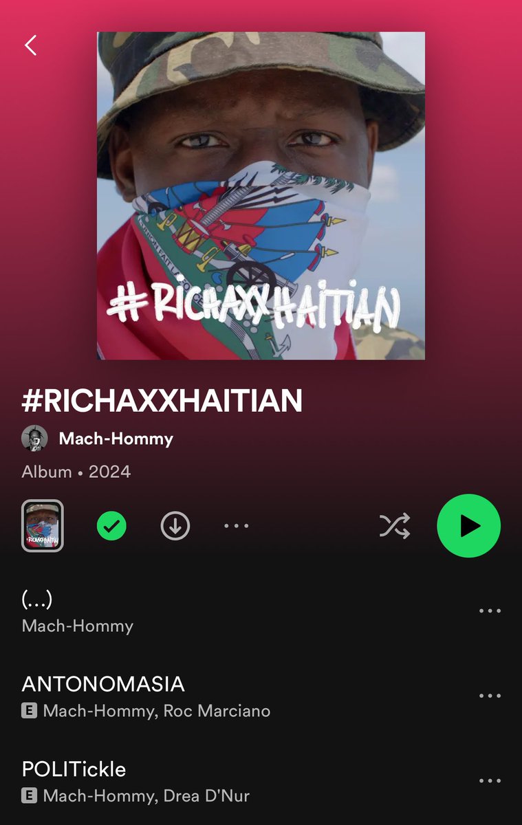 Mach-Hommy’s #RICHAXXHAITIAN is now back on Spotify! (for now)