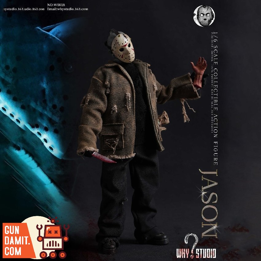 [Pre-Order] WHY Studio 1/6 WS018 Jason Material: Alloy, Plastic, Cloth Scale: 1/6 $156.99 Free Shipping -------- 👇links👇 gundamit.store/WHY-WS018 #WHYStudio #onesix #WS018 #Jason #FreddyVsJason #actionfigure #actionfigure #modelkit #Gundamit #GD