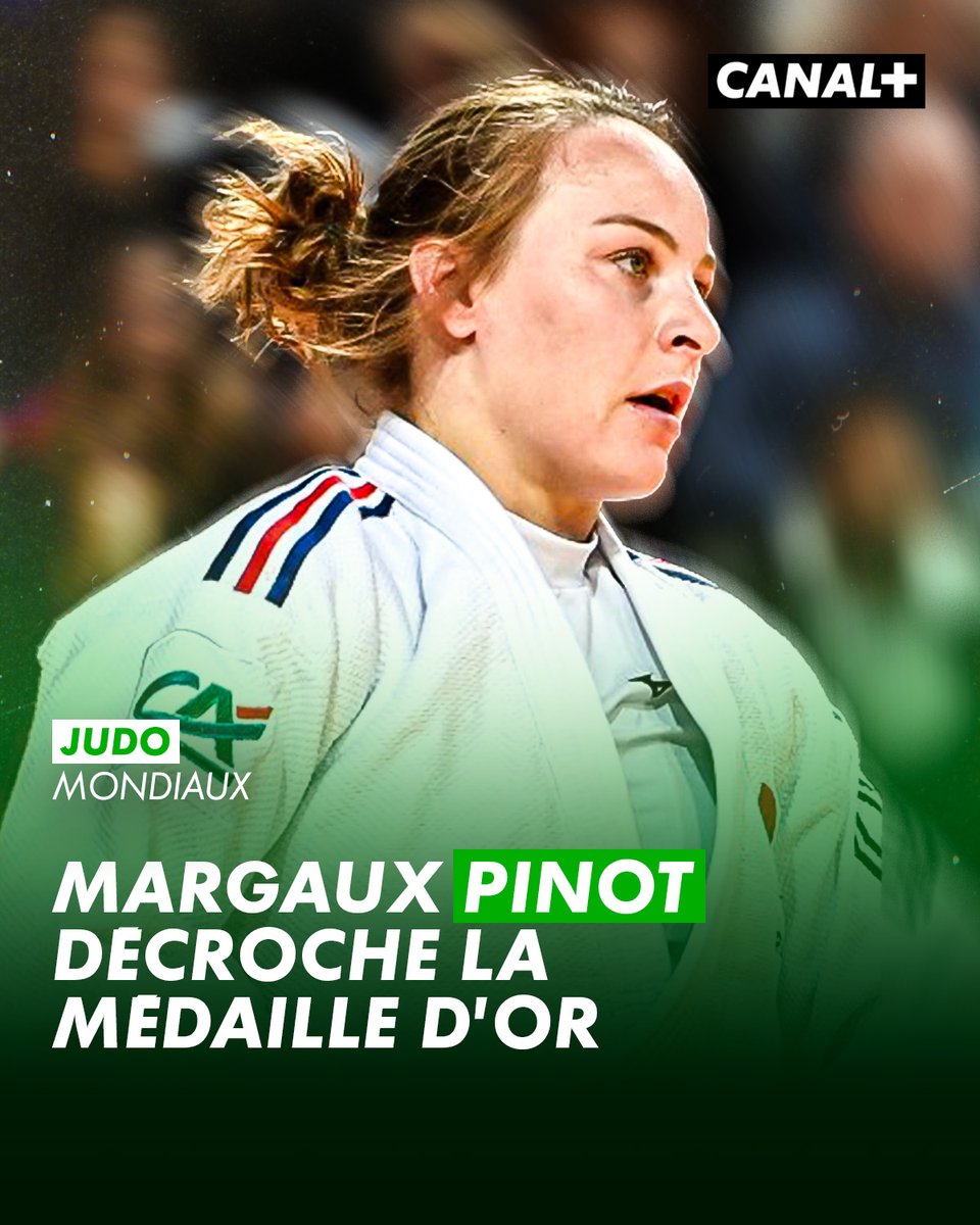 🥋 🥇La Française Margaux Pinot championne du monde des -70kg ! 🇫🇷 Elle s'impose en finale contre sa compatriote Marie-Eve Gahié 👏