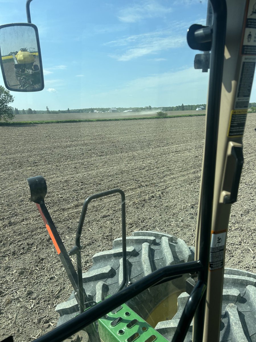 Soys going into some of the nicest conditions we have seen yet this spring. #plant24 continues on