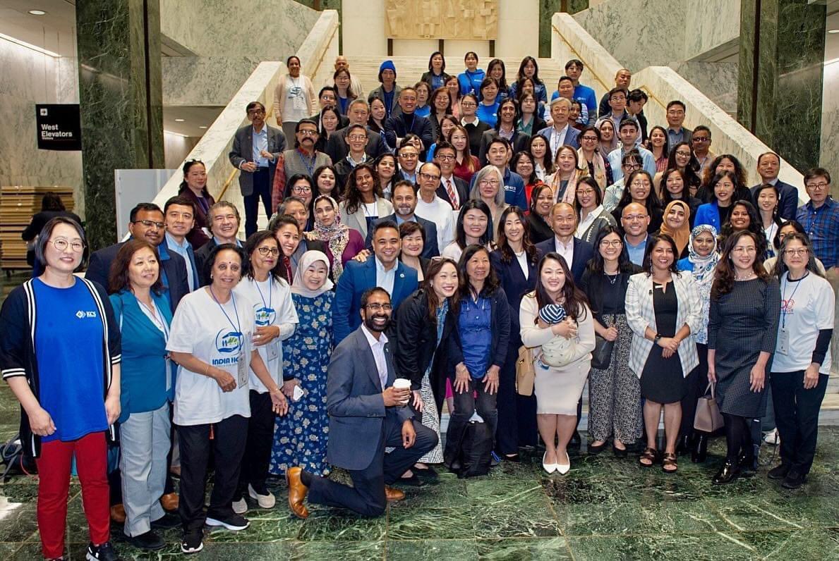 First ever AAPI Summit held in Albany 🎉 thanks to the @nysapataskforce leadership & members, community advocates, and Assembly & Senate staffers that made this historic day happen!