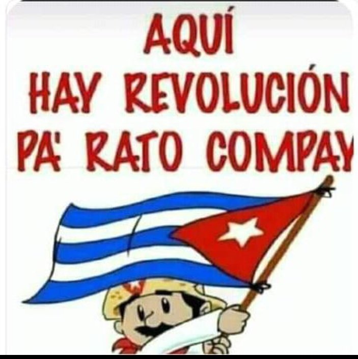 Vamos con todo que aquí hay Revolución cubana para rato. #MiMovilEsPatria #LatirAvileño #Cuba