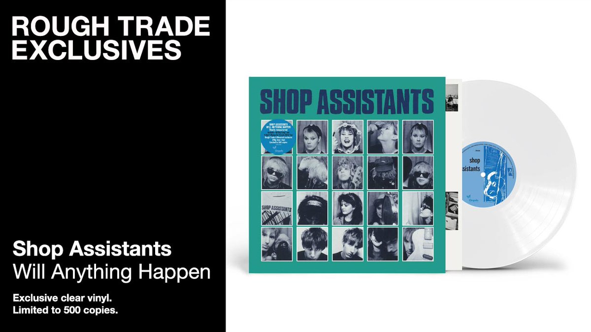 EXCLUSIVE @ChrysalisRecs present a reissue of Edinburgh indie-poppers Shop Assistants' cult classic 'Will Anything Happen'. A collector's item after being out of print for a decade. An essential listen for fans of indie, dream pop, and shoegaze. roughtrade.com/en-gb/product/…
