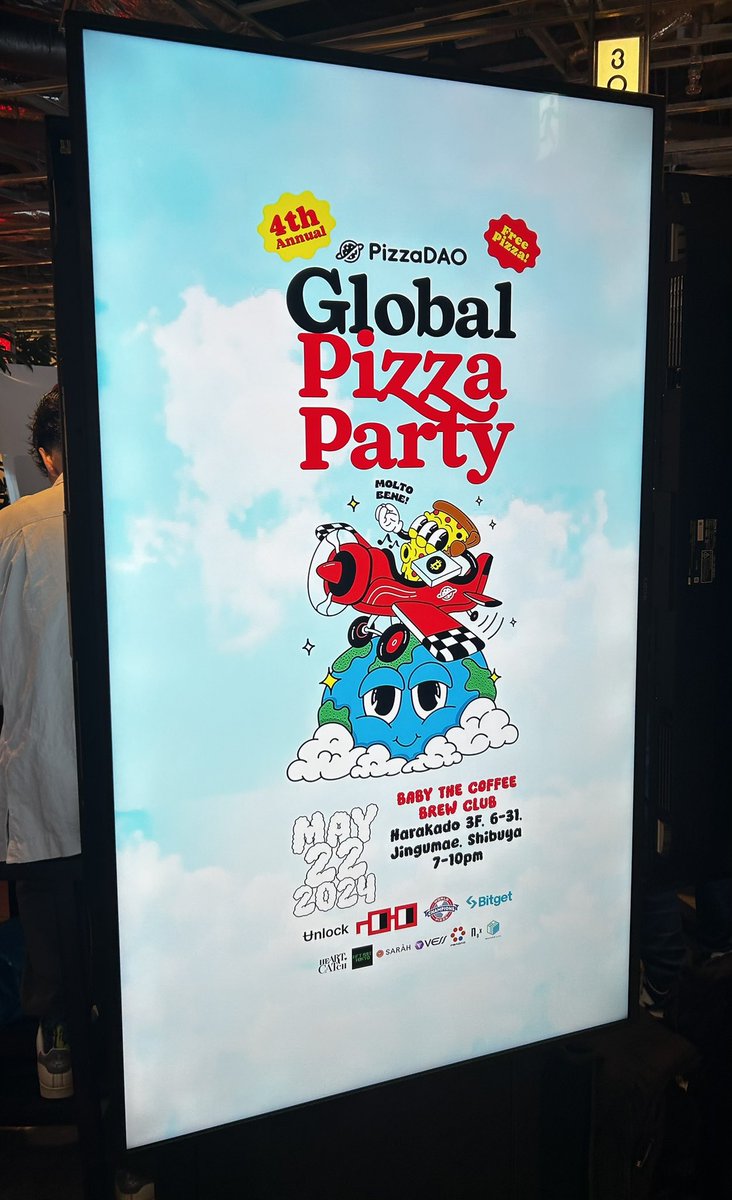 yumakora_eth's tweet image. ビットコインピザデー🍕✨✨

#ビットコイン 
#BTC     
#pizzadao 
#bitcoinpizzaday2024