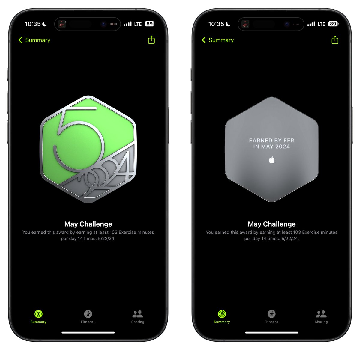 fer_schez's tweet image. Ah pero 🙌🏾 #AppleWatch ⌚ #MonthlyChallenge 🏅 May ✅ , @Raov3