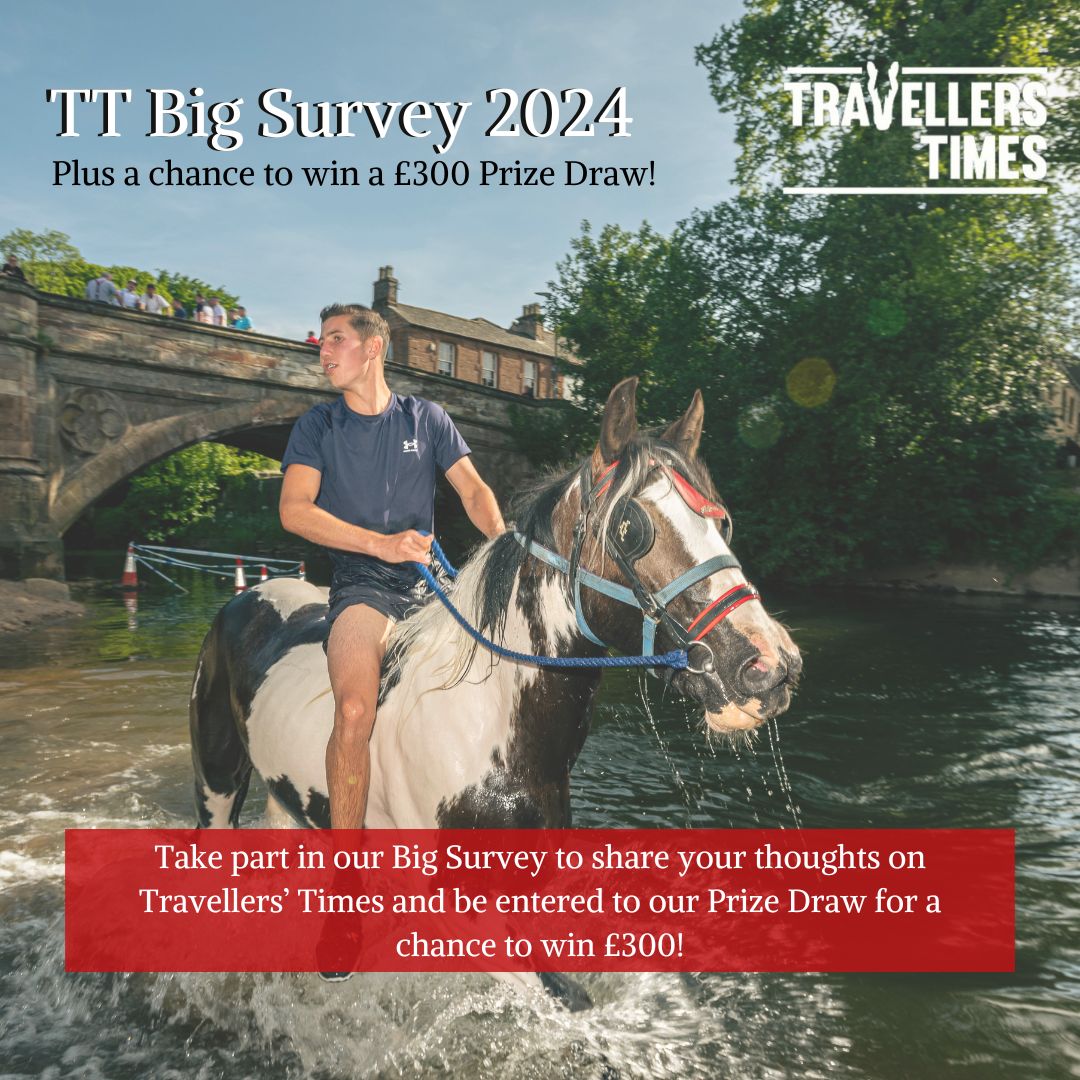 Fill in the Travellers' Times Big #Survey & win £300! ✍️ Enter via 👉 bit.ly/TT_Big_Survey In order to make Travellers' Times focused to the needs of #Gypsy, #Roma & #Traveller people we need YOUR views. Continue reading 👇 #prizedraw