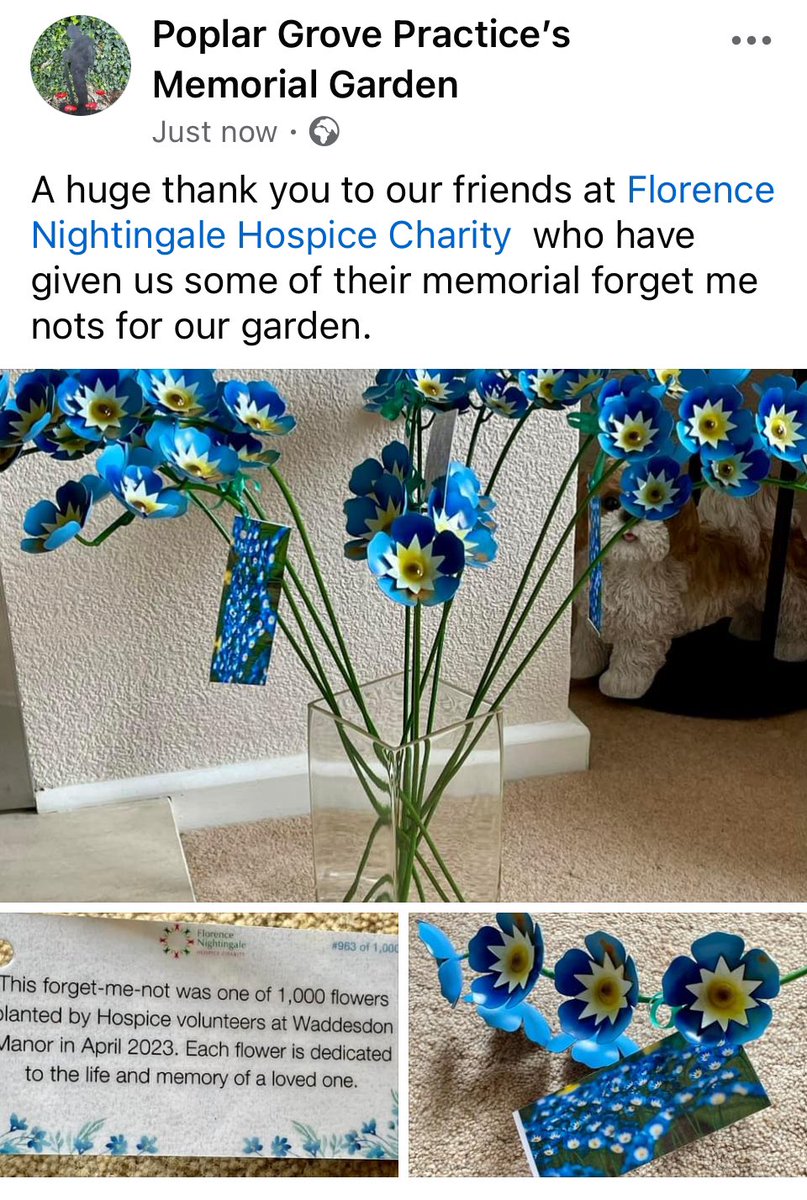 Thank you <a href="/fnhcofficial/">Florence Nightingale Hospice Charity 💙</a>