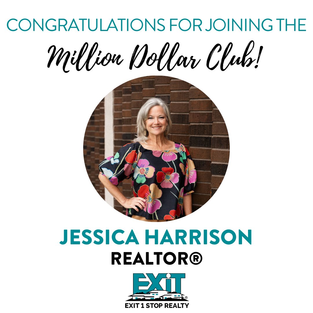 🎊 We’d like to congratulate Jessica Harrison, Homegrown Group REALTOR®, EXIT 1 Stop Realty, for her production by closing over a MILLION DOLLARS of real estate! 😍

👏🏼👏🏼👏🏼🏆 Welcome to the Million Dollar Club! 🏆👏🏼👏🏼👏🏼

#jaxrealtors #exitrealty...