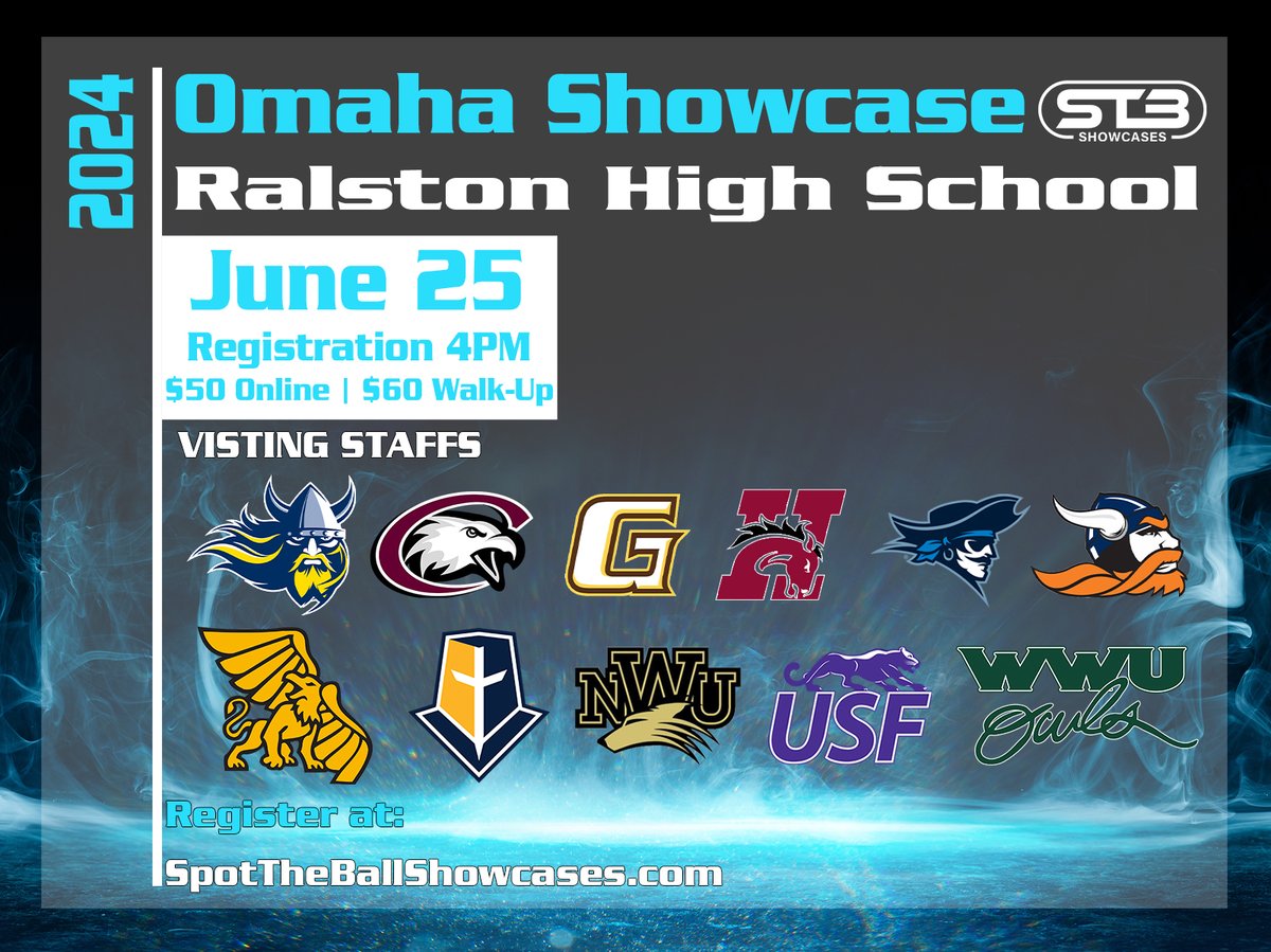 𝙊𝙢𝙖𝙝𝙖 𝙎𝙝𝙤𝙬𝙘𝙖𝙨𝙚 🗓️June 25 🔗bit.ly/STBOmaha2024 👀11 Visiting Schools confirmed so far! #STBShowcases