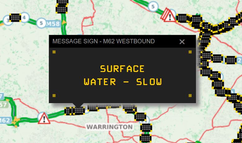 With a Met Office amber alert in place for an extended period of heavy rain until noon tomorrow we're urging drivers to take extra care on the region's motorways and major A roads: *Slow down *Light up *Leave extra space for braking More advice here: ow.ly/LFvn50RR46j