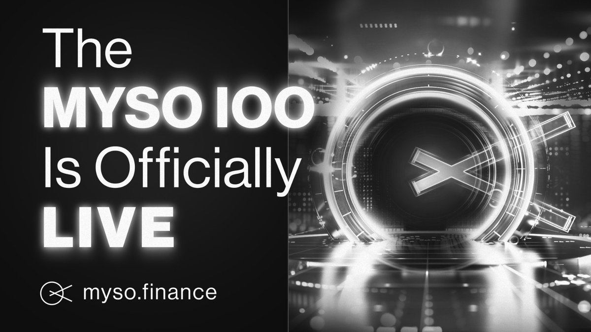 The MYSO Initial Open Offering (IOO) is live! 🫡 Get access to $MYT upside with zero fees via this unique token launch mechanism now 👇 app.myso.finance/ioo