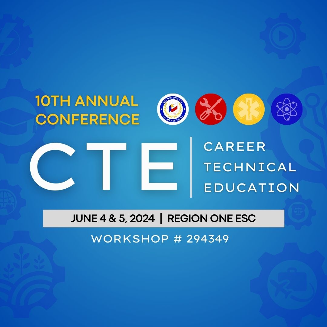 End the school year strong at our #CTE Conference, designed to bring program updates, workforce force and labor market information and instructional models to CTE directors, administrators, counselors and teachers. 👉 Register now at ow.ly/LBXg50ROM4E. #RegionOneCTE